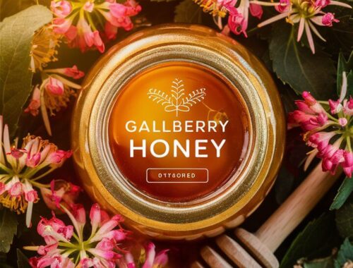 galberry honey in a jar