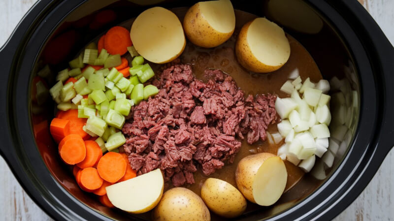 Slow Cooker Poor Man's Stew